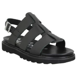 KICKERS Neosinead Cuir Femme Noir