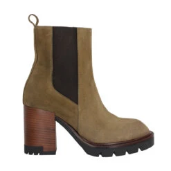 Magasin De Chaussures De Mode -Magasin De Chaussures De Mode kobra 51 velours femme taupe 2