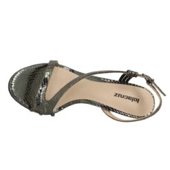 LOLA CRUZ 234 Cuir Print Reptile Femme Plomb -Magasin De Chaussures De Mode lola cruz 234 cuir print reptile femme plomb 5