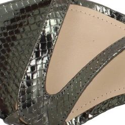 LOLA CRUZ 234 Cuir Print Reptile Femme Plomb -Magasin De Chaussures De Mode lola cruz 234 cuir print reptile femme plomb 7