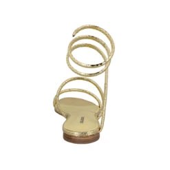 LOLA CRUZ 343 Print Reptile Femme Or -Magasin De Chaussures De Mode lola cruz 343 print reptile femme or 3