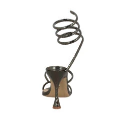 LOLA CRUZ 346 Cuir Print Reptile Femme Plomb -Magasin De Chaussures De Mode lola cruz 346 cuir print reptile femme plomb 3