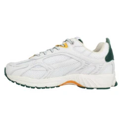 MERCER AMSTERDAM The Re Run City Toile Homme White Green -Magasin De Chaussures De Mode mercer amsterdam the re run city toile homme white green 4