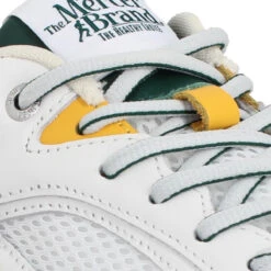 MERCER AMSTERDAM The Re Run City Toile Homme White Green -Magasin De Chaussures De Mode mercer amsterdam the re run city toile homme white green 7