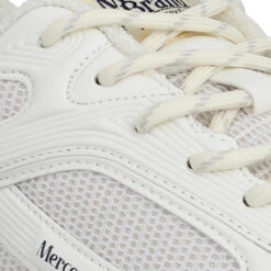 MERCER AMSTERDAM The Re Run High Frequency Toile Homme White -Magasin De Chaussures De Mode mercer amsterdam the re run high frequency toile homme white 7