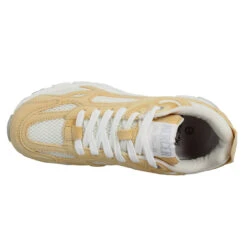 MERCER AMSTERDAM The Re Run Pastel Velours Toile Femme Yellow -Magasin De Chaussures De Mode mercer amsterdam the re run pastel velours toile femme yellow 5