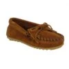MINNETONKA Kilty Velours Enfant Marron