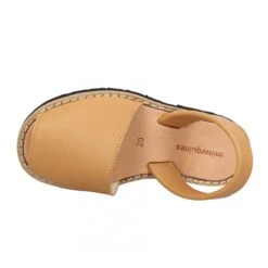 MINORQUINES Avarca Cuir Enfant Naturel -Magasin De Chaussures De Mode minorquines avarca cuir enfant naturel 5