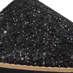 MINORQUINES Avarca Glitter Femme Noir -Magasin De Chaussures De Mode minorquines avarca glitter femme noir 7