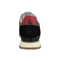 NAPAPIJRI Cosmos Simili Cuir Toile Homme Olive Green -Magasin De Chaussures De Mode napapijri cosmos simili cuir toile homme olive green 3