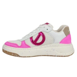 NO NAME Bridget Sneaker Cuir Toile Femme Fuxia Pink -Magasin De Chaussures De Mode no name bridget sneaker cuir toile femme fuxia pink 4