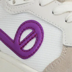 NO NAME Kelly Sneaker Suede Mesh Femme Nude Dove Fuxia -Magasin De Chaussures De Mode no name kelly sneaker suede mesh femme nude dove fuxia 7