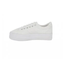 NO NAME Plato Sneaker Toile Femme Blanc -Magasin De Chaussures De Mode no name plato sneaker toile femme blanc 4