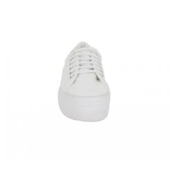 NO NAME Plato Sneaker Toile Femme Blanc -Magasin De Chaussures De Mode no name plato sneaker toile femme blanc 5