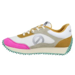 NO NAME Punky Jogger Suede Mesh Femme Fuxia White -Magasin De Chaussures De Mode no name punky jogger suede mesh femme fuxia white 4