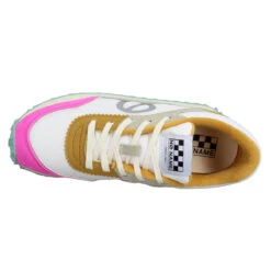 NO NAME Punky Jogger Suede Mesh Femme Fuxia White -Magasin De Chaussures De Mode no name punky jogger suede mesh femme fuxia white 5