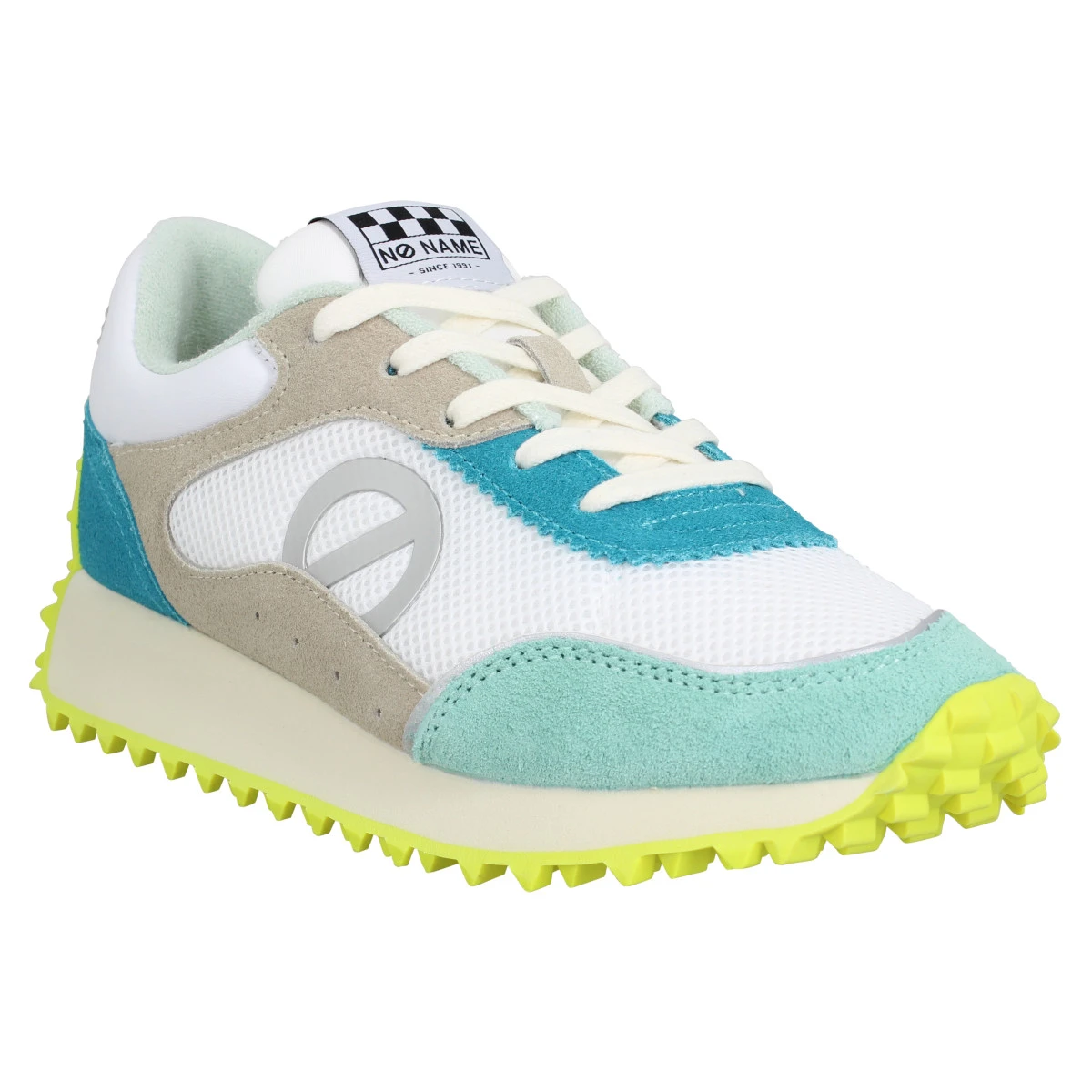 NO NAME Punky Jogger Suede Mesh Femme Lagon White 3 NO NAME Punky Jogger Suede Mesh Femme Lagon White