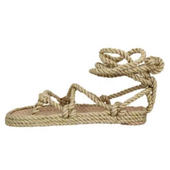 NOMADIC STATE OF MIND Romano Corde Femme Beige Gold -Magasin De Chaussures De Mode nomadic state of mind romano corde femme beige gold 4
