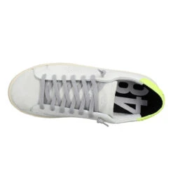 P448 John Cuir Homme White Neon -Magasin De Chaussures De Mode p448 john cuir homme white neon 5
