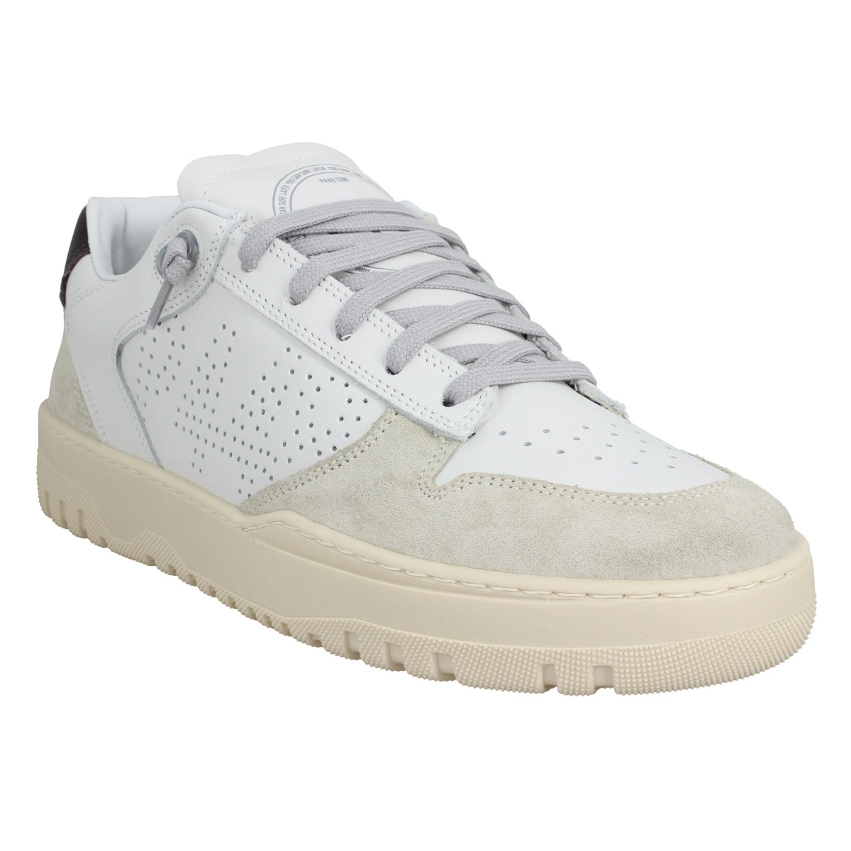 P448 Mason Cuir Velours Homme White Cmoro 3 P448 Mason Cuir Velours Homme White Cmoro