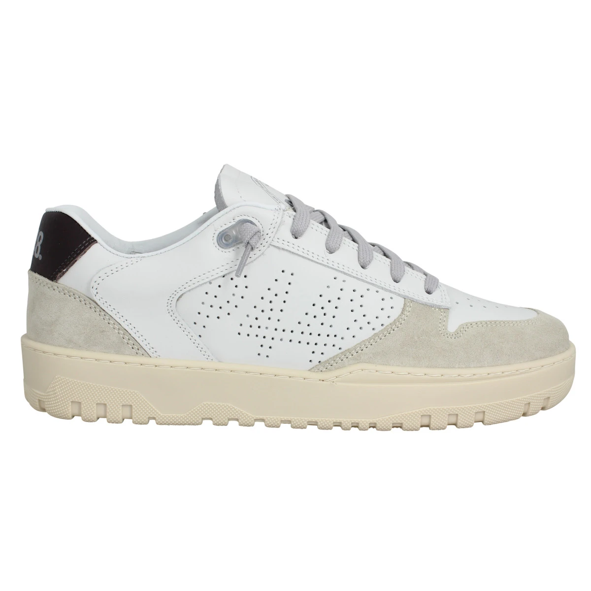 P448 Mason Cuir Velours Homme White Cmoro 4 P448 Mason Cuir Velours Homme White Cmoro â Image 2