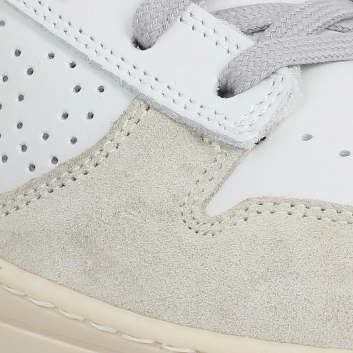 P448 Mason Cuir Velours Homme White Cmoro 9 P448 Mason Cuir Velours Homme White Cmoro â Image 7