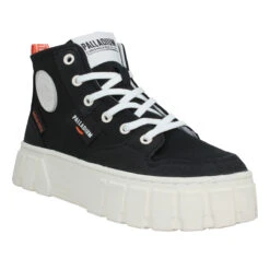 PALLADIUM Pallatower Hi Toile Femme Noir