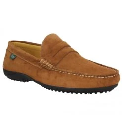 PARABOOT Cabrio Velours Homme Marron