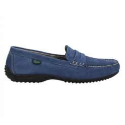 PARABOOT Corvette Velours Femme Bleu -Magasin De Chaussures De Mode paraboot corvette velours femme bleu 2