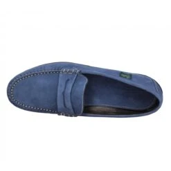 PARABOOT Corvette Velours Femme Bleu -Magasin De Chaussures De Mode paraboot corvette velours femme bleu 5