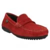 PARABOOT Corvette Velours Femme Rouge -Magasin De Chaussures De Mode paraboot corvette velours femme rouge 1