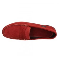 PARABOOT Corvette Velours Femme Rouge -Magasin De Chaussures De Mode paraboot corvette velours femme rouge 5