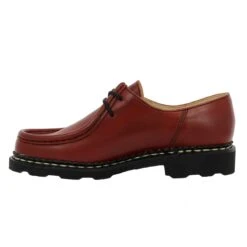 PARABOOT Michael Cuir Femme Rouge -Magasin De Chaussures De Mode paraboot michael cuir femme rouge 4