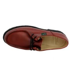 PARABOOT Michael Cuir Femme Rouge -Magasin De Chaussures De Mode paraboot michael cuir femme rouge 5
