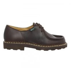 PARABOOT Michael Cuir Homme Cafe -Magasin De Chaussures De Mode paraboot michael cuir homme cafe 2