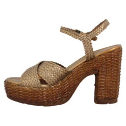 PONS QUINTANA 10426 Cuir Tresse Femme Metal -Magasin De Chaussures De Mode pons quintana 10426 cuir tresse femme metal 4