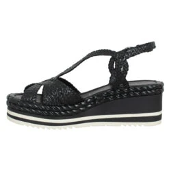 PONS QUINTANA 9821 Cuir Tresse Femme Noir -Magasin De Chaussures De Mode pons quintana 9821 cuir tresse femme noir 4