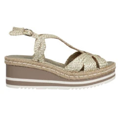 PONS QUINTANA 9821 Cuir Tresse Femme Platine -Magasin De Chaussures De Mode pons quintana 9821 cuir tresse femme platine 2