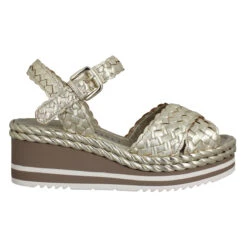 PONS QUINTANA 9827 Cuir Tresse Femme Platine -Magasin De Chaussures De Mode pons quintana 9827 cuir tresse femme platine 2