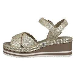 PONS QUINTANA 9827 Cuir Tresse Femme Platine -Magasin De Chaussures De Mode pons quintana 9827 cuir tresse femme platine 4