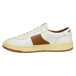 PRO 01 JECT P5LM Cuir Homme Blanc Cognac -Magasin De Chaussures De Mode pro 01 ject p5lm cuir homme blanc cognac 4