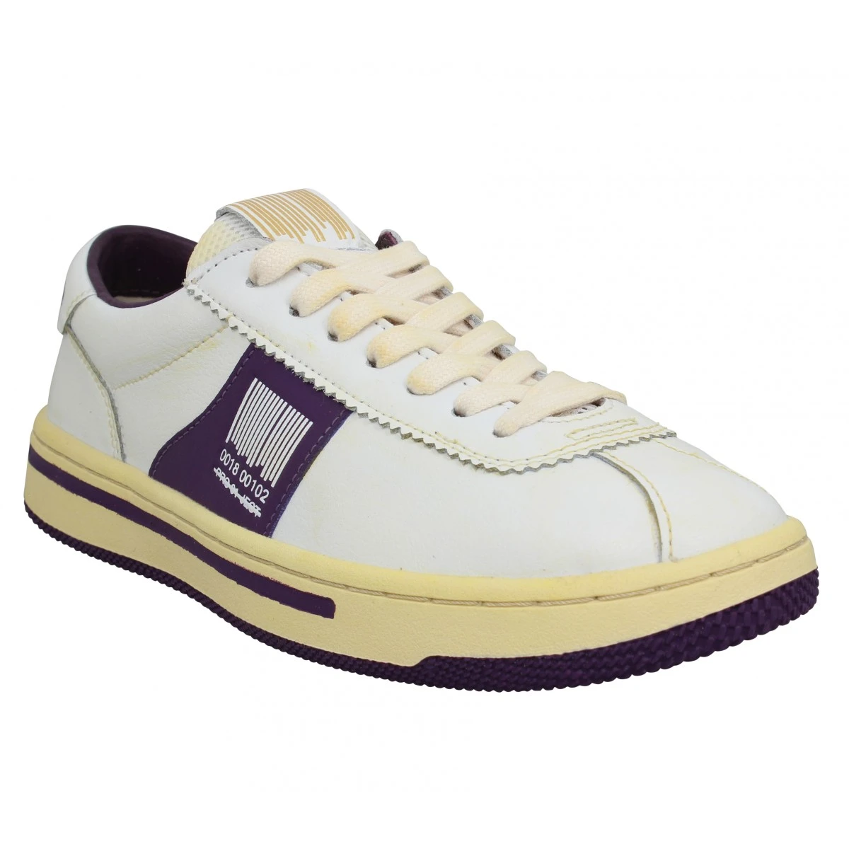 PRO 01 JECT P5LW Cuir Femme Blanc Violet 3 PRO 01 JECT P5LW Cuir Femme Blanc Violet