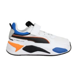 PUMA RS X EOS 2 Elast Toile Enfant Blanc Orange -Magasin De Chaussures De Mode puma rs x eos 2 elast toile enfant blanc orange 2