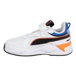 PUMA RS X EOS 2 Elast Toile Enfant Blanc Orange -Magasin De Chaussures De Mode puma rs x eos 2 elast toile enfant blanc orange 4
