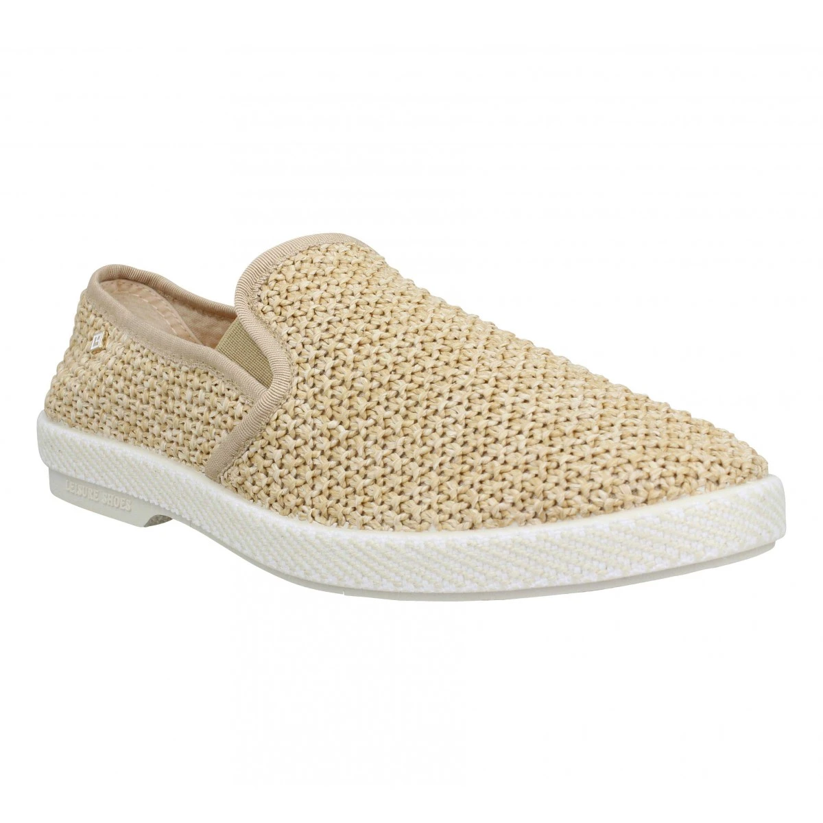 RIVIERAS Nudude Raffia Homme Beige 3 RIVIERAS Nudude Raffia Homme Beige