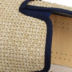 RIVIERAS Nudude Raffia Homme Beige Marine -Magasin De Chaussures De Mode rivieras nudude raffia homme beige marine 7