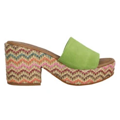 SANDRO ROSI 2411 Velours Femme Vert Prato -Magasin De Chaussures De Mode sandro rosi 2411 velours femme vert prato 2