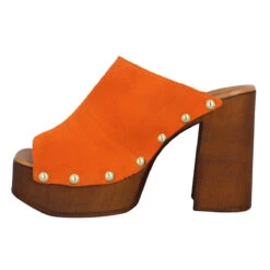 SANDRO ROSI 7551 Velours Femme Arancio -Magasin De Chaussures De Mode sandro rosi 7551 velours femme arancio 4