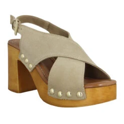 SANDRO ROSI 8513 Velours Femme Sable