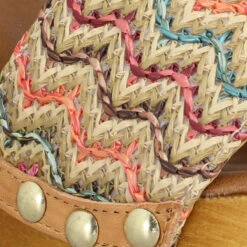 SANDRO ROSI 8989 Rafia Cuir Femme Caraibes Naturel -Magasin De Chaussures De Mode sandro rosi 8989 rafia cuir femme caraibes naturel 7